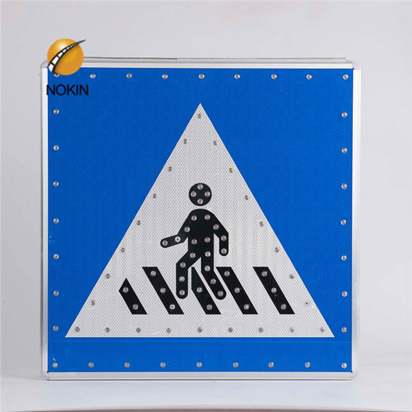 EU Standard Solar Power Speed Signs Rate-Nokin Solar Traffic Sign